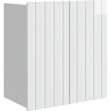 Wall-Mounted Cabinet High Gloss White 59 x 31 x 64 cm vidaXL