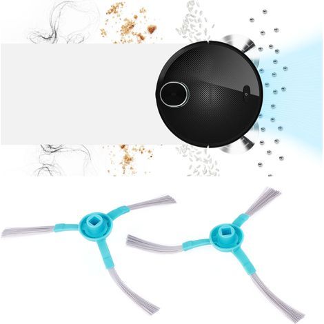 6 cepillos laterales de repuesto compatibles con accesorios para robots Conga 3090, 3490 y 4090. (1/5)