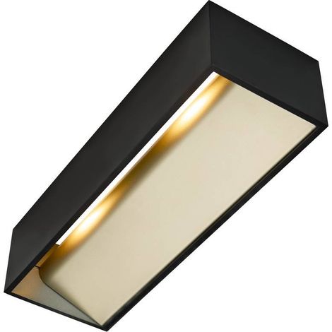 Applique intérieure LOGS IN L noir/laiton LED 17W 3000K variable - SLV - 1002842 (1/3)