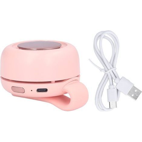 Leiser, wiederaufladbarer USB-Ventilator für Strand, Pool, Camping und Wandern – pink (1/5)