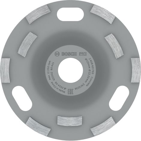 Bosch Diamond PRO Concrete Grinding Head 50 x 125mm 22.23mm 2608601763 (1/5)