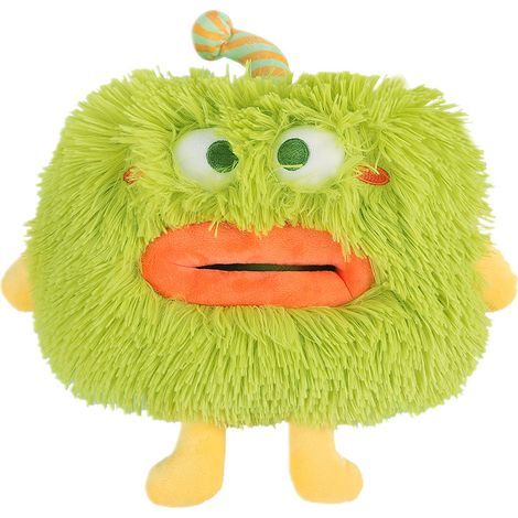 Boîte à mouchoirs de voiture en forme de monstre de dessin animé, en peluche, nouveau modèle, à suspendre au dossier du siège ou à (1/5)