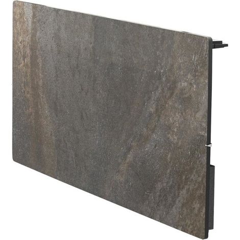 Thermor – Radiateur à inertie 800W vertical Touch Silicium – Technologie Dual Kherr pour chaleur douce – Finition Terre Lunaire