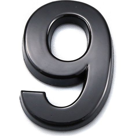 Sei targhette numeriche 3D moderne，realizzate in acrilico ABS，con numeri civici e per cassette postali，adatte per porte di case，8 (1/5)