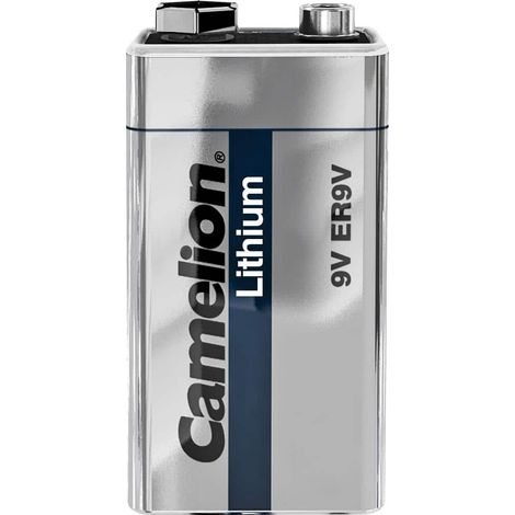Camelion Pile Lithium e-block 9V professionnelle - 1200mAh (1pc/bl) (6LI61C) (1/2)