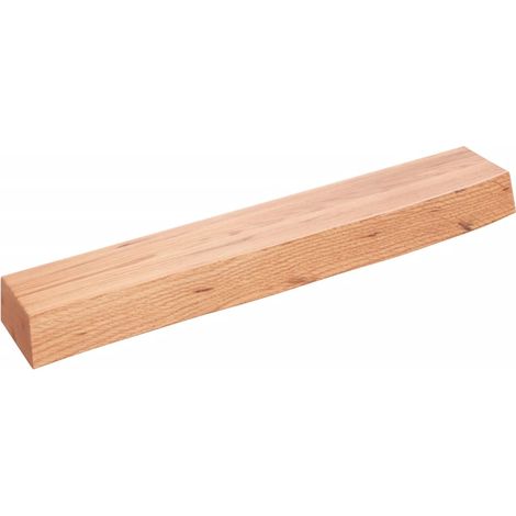 Étagère murale marron clair 60x10x6 bois chêne massif traité (1/5)