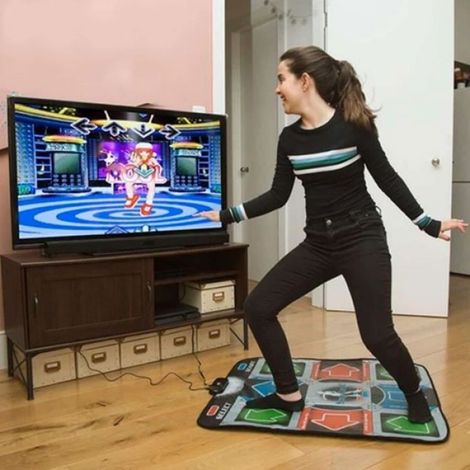 Tapis de Danse Interactif - - X-TREME DANCE - Noir - Pour Enfants - 6 ans et plus