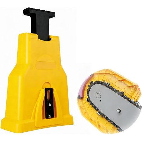 Affûteur de Tronçonneuse Universel Affuteuse de Chaine Tronconneuse Précision Instantanée pour Coupe Efficace Rapide Aiguiseur Chaîne Outil pour Bûcherons (1/5)