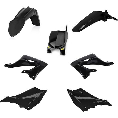 Kit Plastique Cycra 5 Elements NOIR YAMAHA YZ125/250 2022