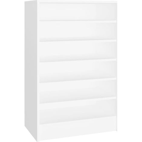 Zapatero mueble para entrada pasillo y salón 60 x 35 x 92 cm madera de ingeniería blanca 020021490 (1/4)