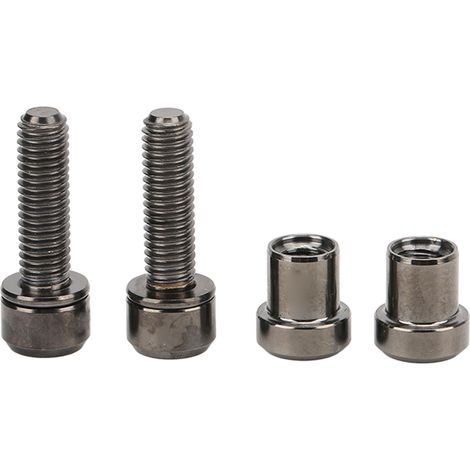 Titan-Vorbaubefestigungsschraube M5x18mm, robust und korrosionsbeständig, schwarze Farbe für Fahrräder