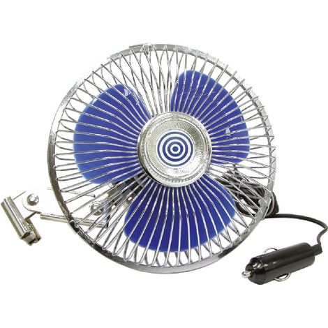 VENTILATEUR METAL PIVOTANT 24V Ø15.3CM