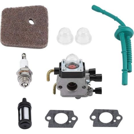 Set de Carburateur Pour STIHL FS55 FS55R FS55RC FS38 KM55 HL45 KM55R Filtre à Air Kit De Conduite De Carburant Kit De Bougie (1/5)