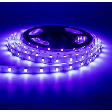 LED Strip 5M 100-240V with Plug, 395nm UV Black Light Flexible Led Strip, 5 Meter (1/3)