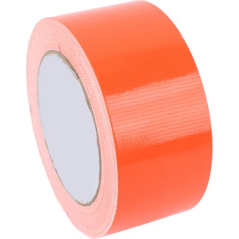 Ruban adhésif puissant pour terrains de sport, 20 mètres, pour le marquage des terrains de pickleball extérieurs (orange). (1/5)