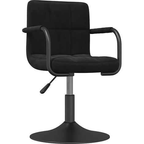 Maison Exclusive - Barhocker Schwarz Samt (1/5)