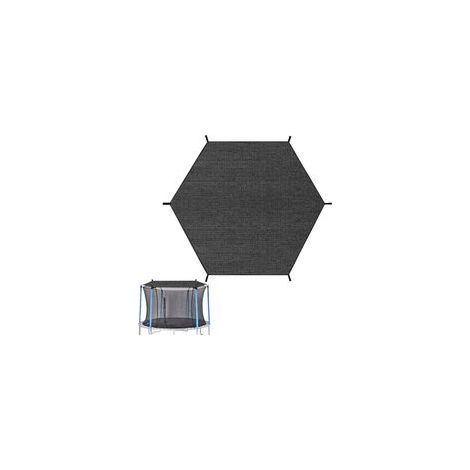 D'ombrage de Trampoline, Pare-Soleil à 6 poteaux pour Couverture D'ombrage De Trampoline pour Aire de Jeux extérieure (1/5)