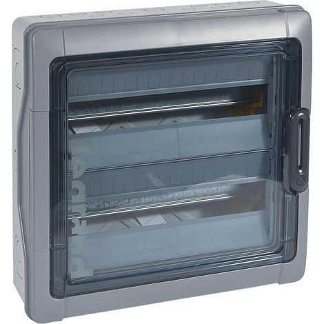 Boîtier modulaire étanche Plexo³ IP 65 ik 09 2 rangées de 18 modules LEGRAND 601836