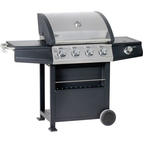 TrendLine Gasgrill Cordoba 410 4 Edelstahlbrenner Grillwagen Grillstation (1/3)