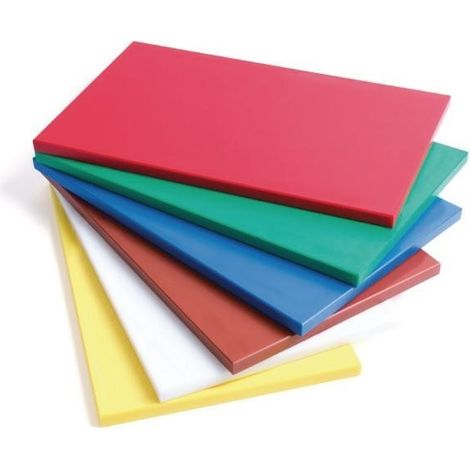 Planche à découper polyéthylène PEHD 500 bleue 600 x 400 mm - Gastro M