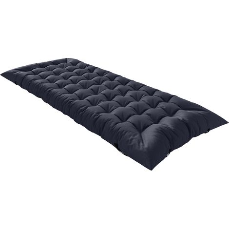 Tapis de camping pliable et portable avec sangles antidérapantes pour lit de camp, tente et voyage, gris foncé (1/5)