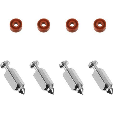 Briggs Stratton 398188 Kit de siège d'aiguille de valve de carburateur, valve à aiguille flottante pour moteur de tondeuse à gazon (1/5)