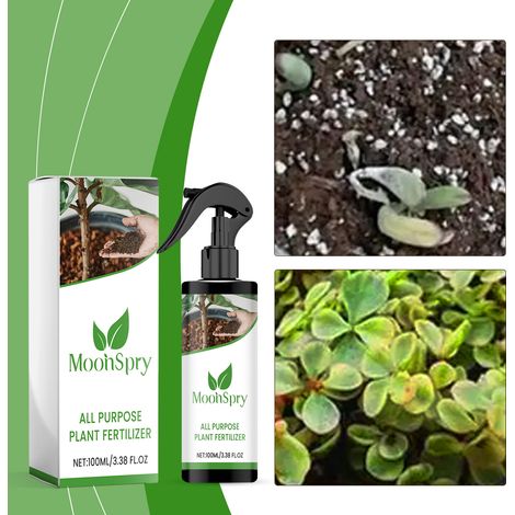 Engrais concentré en spray pour la croissance des plantes, idéal pour les fleurs, les plantes grasses, les plantes vertes, les pelouses et les plantes à feuilles – 100 ml (1/5)