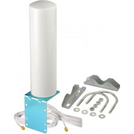 Antenne omnidirectionnelle fixe extérieure à gain élevé 10 dBi, connecteur SMA mâle, pour modems, routeurs et amplificateurs de signal haut débit 3G/4G LTE/5G. (1/4)