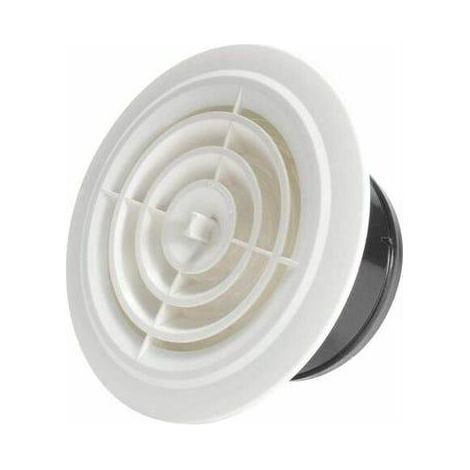 100mm Grille De Ventilation Ajustable Aération D'air Ronde (1/4)