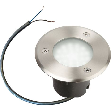 Spot encastrable extérieur sol 10cm – 500 lumens – Température de couleur 3000K – Indice de protection IP65 – Installation encastrée – Lumihome