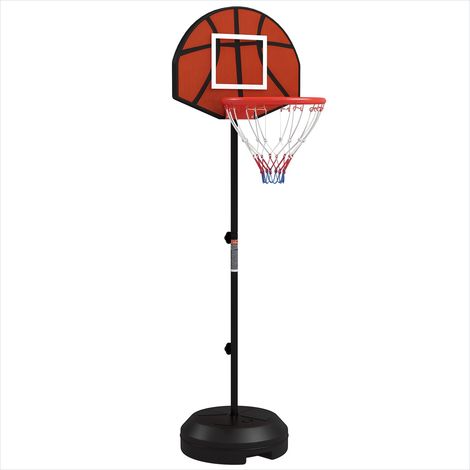 Panier de basket Support basket 2-en-1 hauteur réglable 129-179 (1/5)