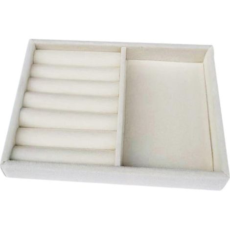 Plateau à bijoux, organisateur, présentoir, boîte à bijoux pour colliers et bracelets, rangement pour tiroirs, vitrine-Style D (1/5)