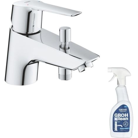 Mitigeur bain douche mécanique GROHE Quickfix Start 2021 + nettoyant GrohClean