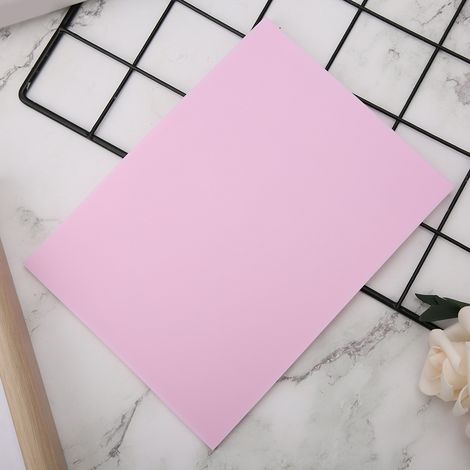 Blocs de gravure fins en caoutchouc gélifié pour tampons artisanaux et créations DIY (rose) (1/5)