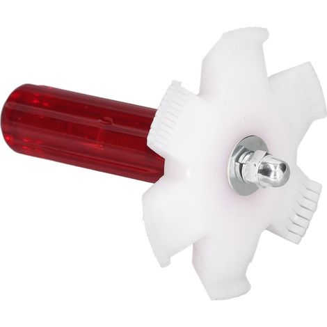 2 Pièces Peigne à Ailettes de Climatiseur, Redresseur D'ailettes à Peigne AC, Kit D'accessoires de Nettoyage de Radiateur à Condenseur AC (Blanc) (1/5)