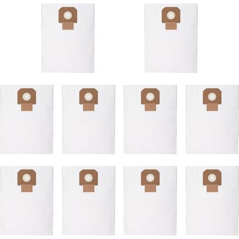 Confezione da 10 sacchetti riutilizzabili per aspirapolvere (modelli VB090F e VAC090), 51,65 x 46,54 cm, lavabili, in tessuto non tessuto. Ricambi per aspirapolvere. (1/5)