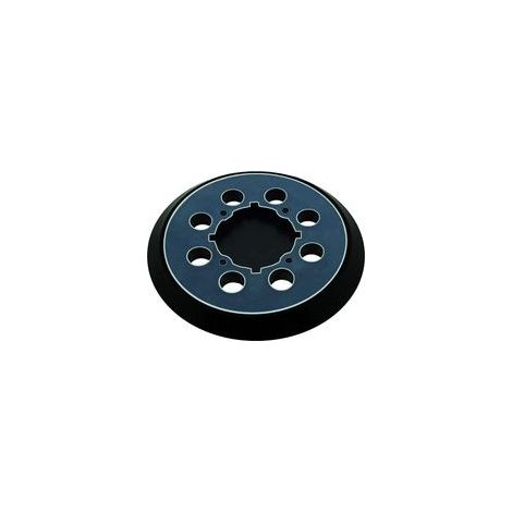 5 Pouces 8 Trous 4 Trous de Vis Disque de Ponçage Pad Support Ponceuse Crochet et Boucle Disque Auto-adhésif Noir Compatible avec Dewalt DWE6423 DWE6421 DCW210B (1/5)