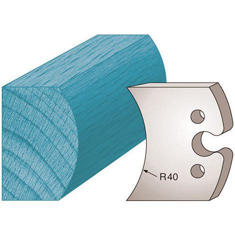 Diamwood Jeu de 2 fers profilés Ht. 50 x 5,5 mm moulure spéciale étagère M215 - Acier SP - Entraxe 24 mm - Compatible professionnels toupies - Haute qualité suisse (1/2)