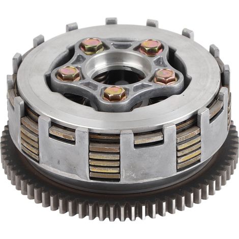 GARRYFIZH Ensemble Embrayage Moto 5 Colonnes 6 Plaquettes - Pour CG150 CG175 CG200 CG250 Tricycle ATV (1/5)