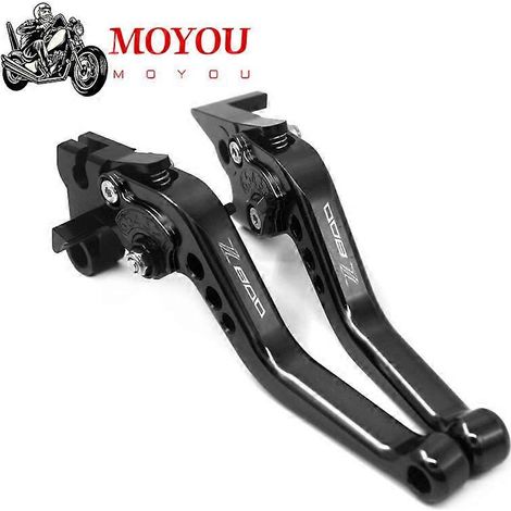 Leviers de frein et d'embrayage courts pour motos KAWASAKI Z800, Z800E et Z 800 E (versions 2013, 2014, 2015 et 2016) (1/5)