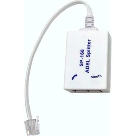 1 répartiteur DSL avec filtre, répartiteur ADSL pour ligne téléphonique mâle vers 2 (1/5)