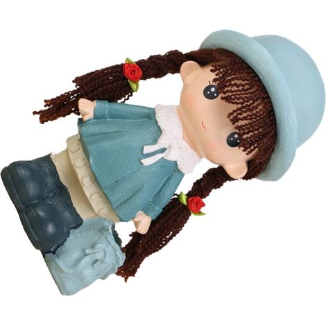 1 Pc Cute Mignonette The Craft - Décoration de Table Mignonne étain pièce de Monnaie Petit numérique Cool Pot d'économie de résine Pot d'économie de Mode cagnotte Sky-Blue (1/5)
