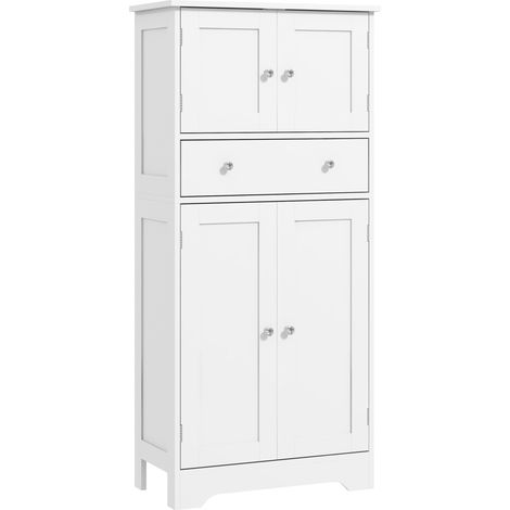 Buffet armoire de cuisine TRYPOL blanc (1/5)