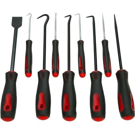 Lntyq 9 pièces Universel Set de Crochets aiguille et Grattoir Joint Demontage Montage Outils (1/5)