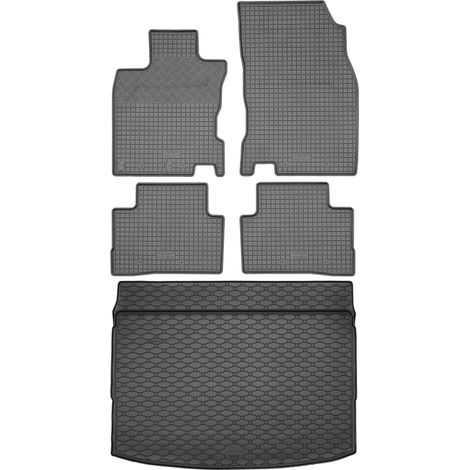 Tapis de coffre RIGUM 424027 + tapis de sol RIGUM 902853 - Nissan Qashqai II SUV de 02.2014 à 05.2021, siège conducteur RN - INSTALLÉS (1/5)