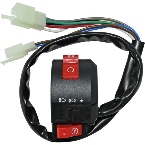 Interrupteur de démarrage avec témoin lumineux pour quads 50cc, 90cc, 110cc et 125cc