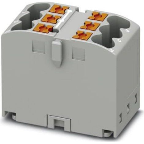 PHOENIX CONTACT PTFIX 6X2.5GY BLOCCO DI DISTRIBUZIONE TERMINALE 450V 24A NUMERO DI TERMINALI 6 SEZIONE 0.14MM -4MM AWG 26-12 LAR (1/2)