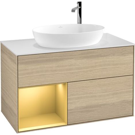 Villeroy & Boch G891HFPC Meuble sous-lavabo Finion G89 (1/2)