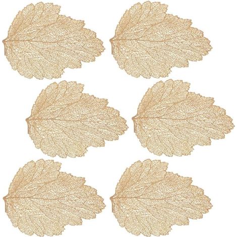 Lot de 6 sets de table motif feuille (1/2)