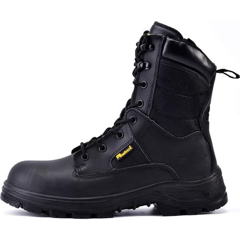 Chaussure de Securite Homme et Femmes, H-9438 Basket de Securite Homme Montante et, Botte de Securité du Travail de Chantier, S3 Embout en Acier (1/5)